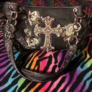 Leather Concealed Pocket Cross Purse 👛